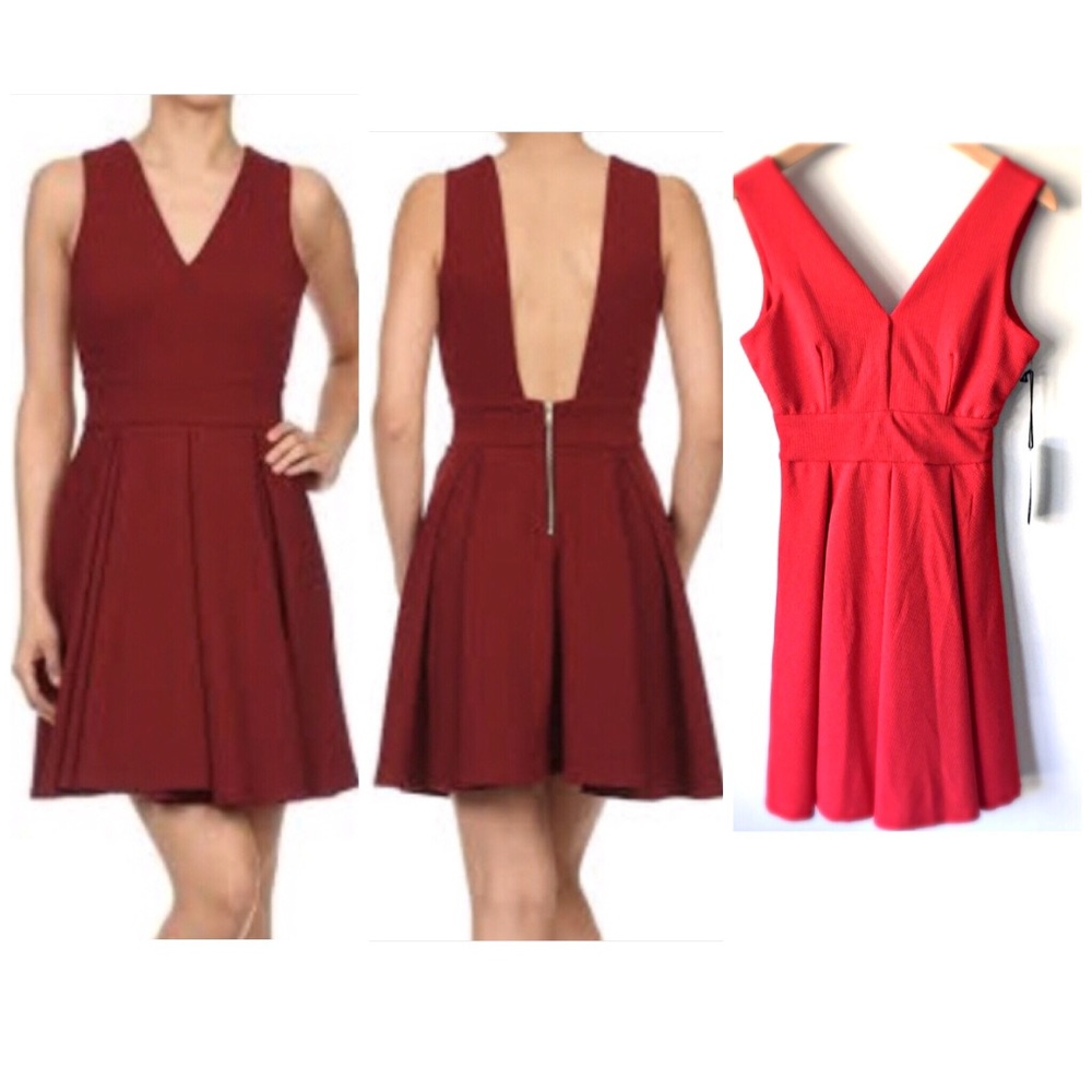 NEW Haute Monde Dress Tangerine / Orange Sleeveless Size Medium Back Zipper NWT
